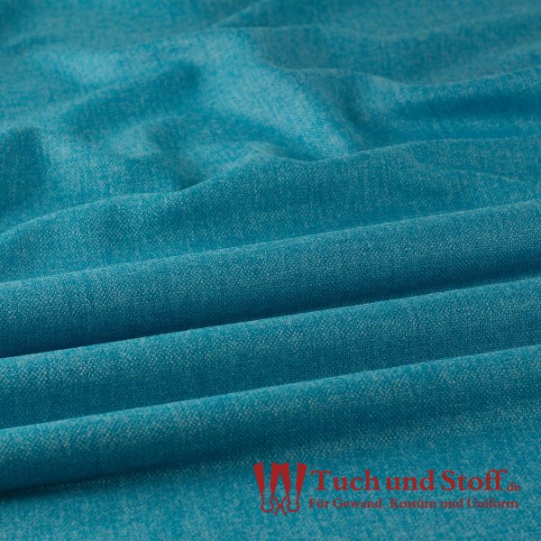 Wollmix mit Seide, aquamarinblau 260g/lfm
