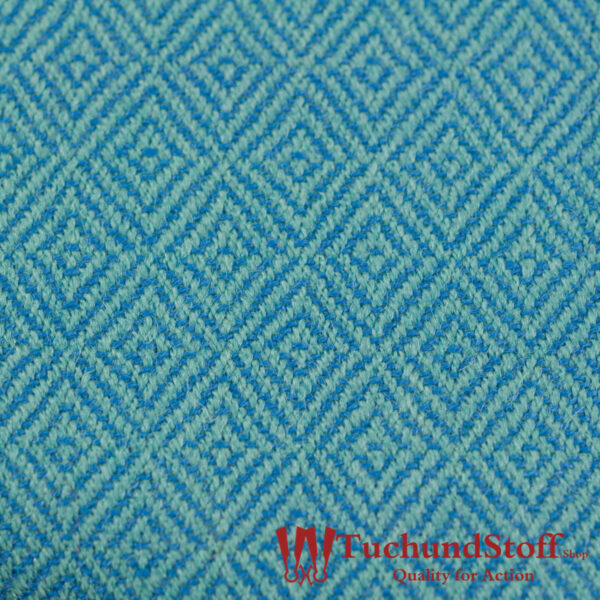 Wolle Diamantköper Lagunenblau/Alpenblau – Bild 2