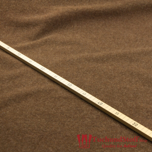 Mittelschwerer Wollstoff Naturbraun 540 g/Lfm – Bild 2