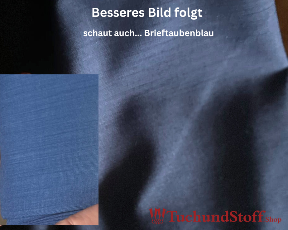 Wollmusselin 180g/lfm Brieftaubenblau